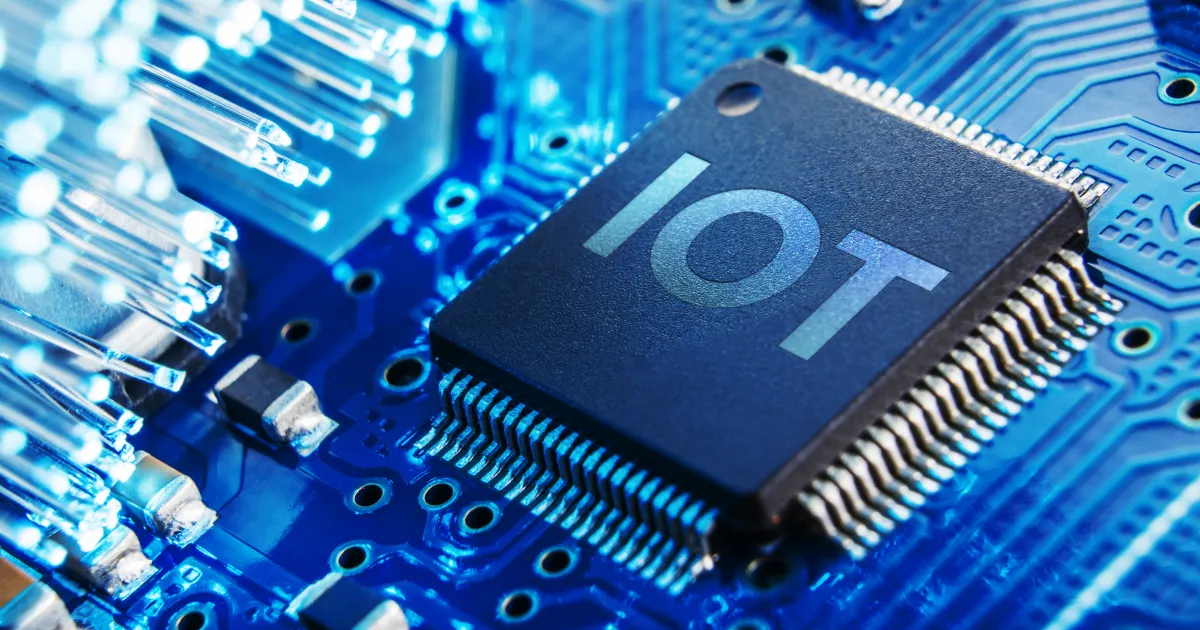 Nesnelerin interneti (IoT) kavramını anlatan görsel