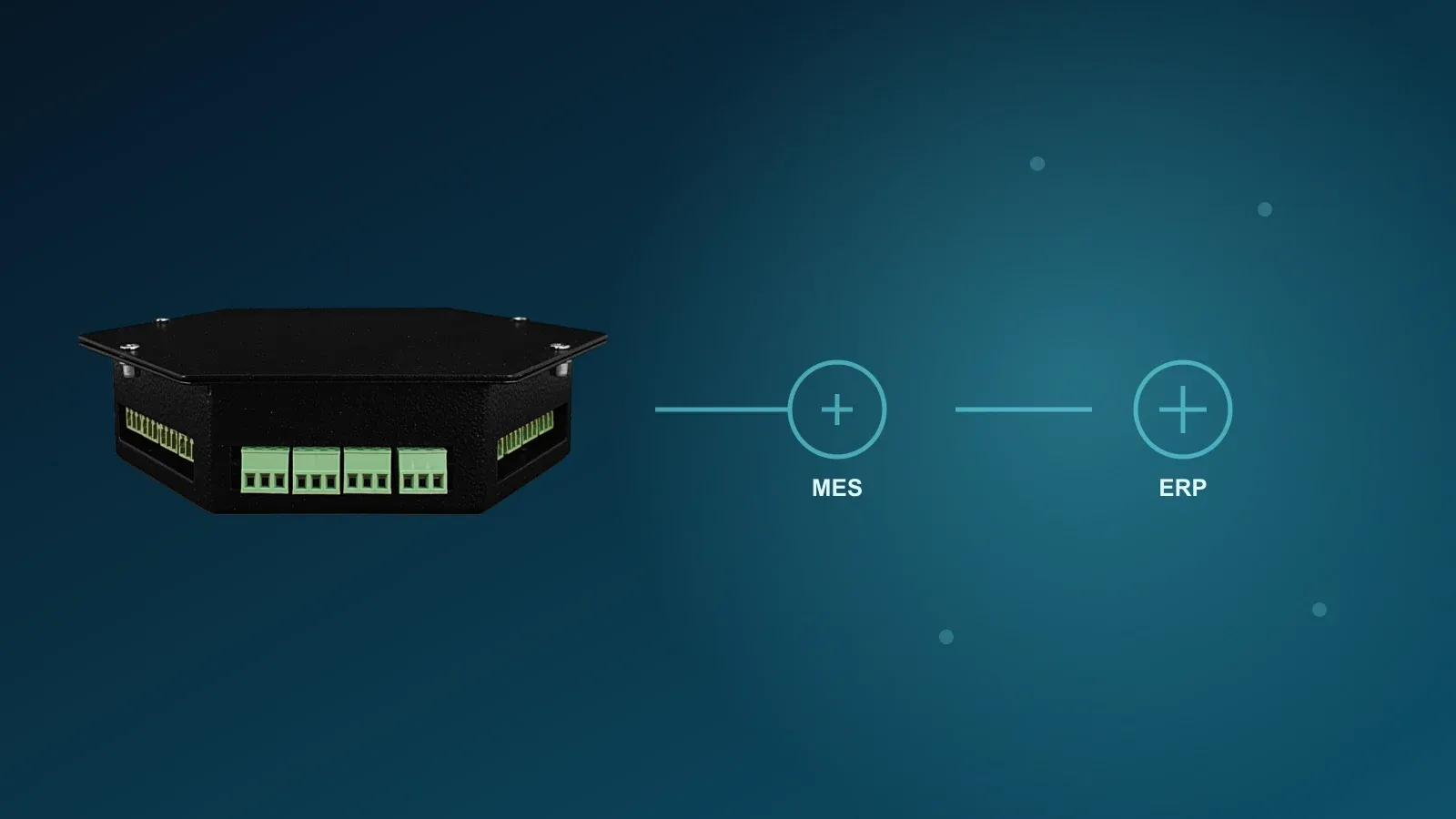 MachBEE IoT cihazından MES ve ERP katmanına üretim verisi akışı