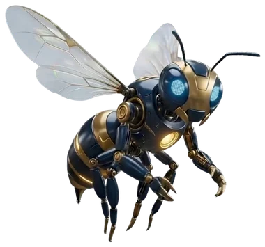 MachBEE robot arı maskotu